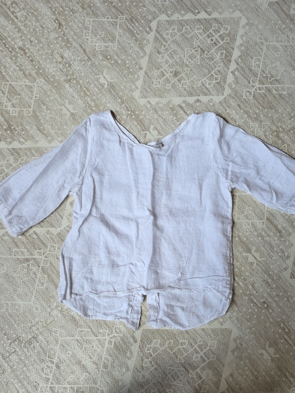 100% Italian linen blouse